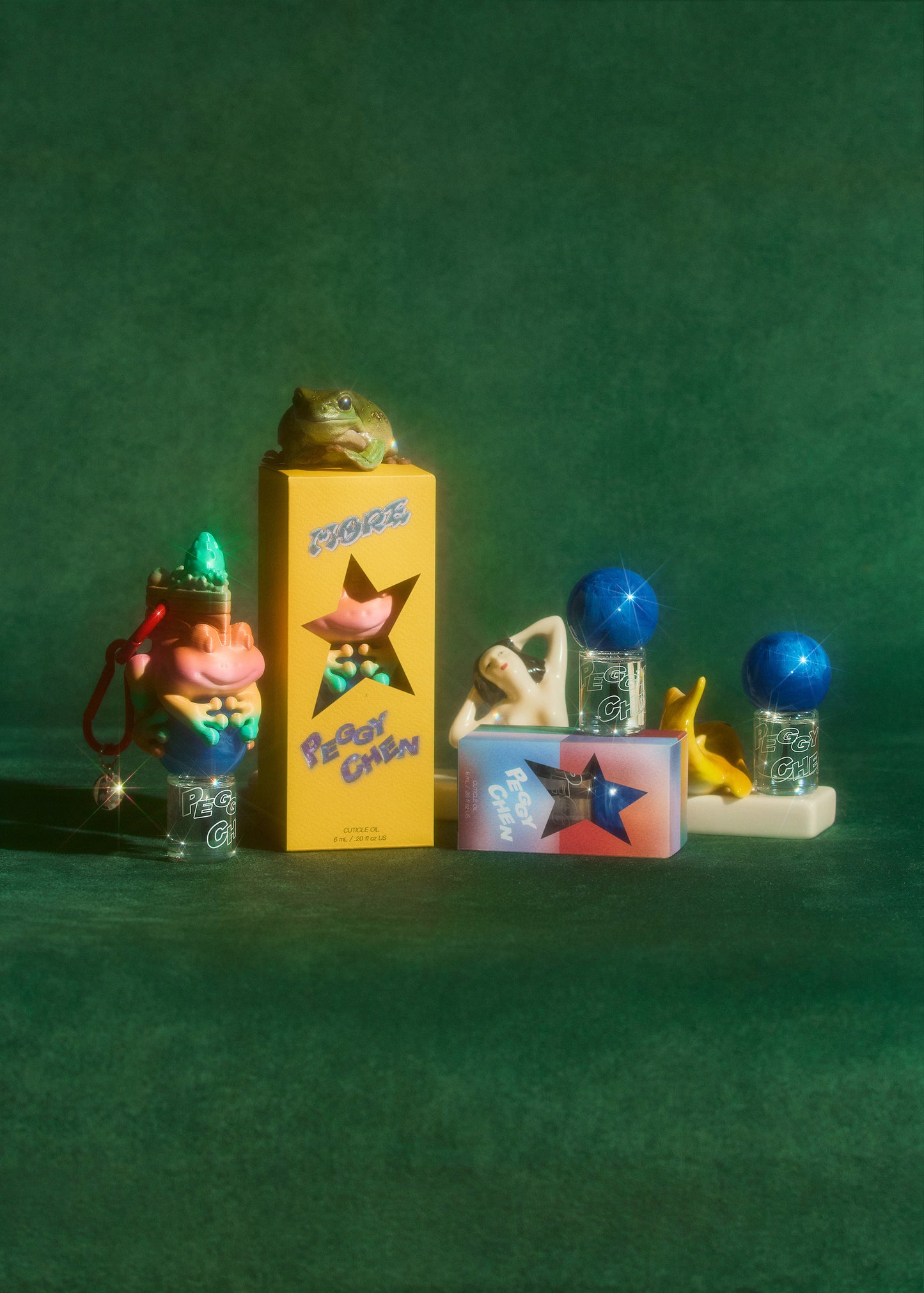 Peggy Chen × MoRe - More Frog Dew – Fragrance Cuticle Oil Charm